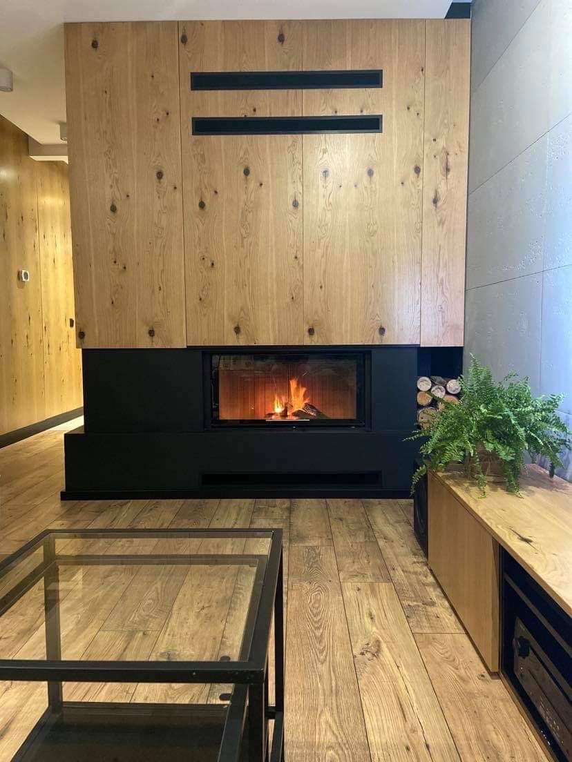 Kominek gazowy z płomieniem – montaż Precom Toruń